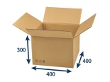 Kartonová krabice 400x400x300 5VVL klopová
