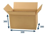 Kartonová krabice 500x300x300 5VVL klopová