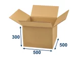 Kartonová krabice 500x500x300 5VVL klopová