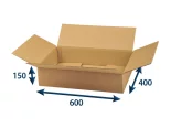 Kartonová krabice 600x400x150 5VVL klopová