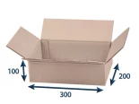 Kartonová krabice klopová ECONOMY 5VVL 300x200x100