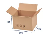Krabice klopová 205x105x110 3VVL