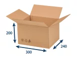 Krabice klopová 300x240x200 3VVL