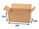 Krabice klopová 600x300x300 3VVL