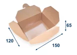 Krabička na jídlo M 150x120x65 mm -1300ml