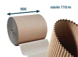 Dvouvrstvá lepenka v roli šíře 900 mm "C"