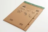 Obal na víno 316x112x115, hnědo-hnědá lepenka - na 1 lahev