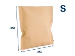 Obálka papírová (kraft) 250x350 vel.S, 2 lepicí pásky