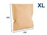 Obálka papírová (kraft) 420x450 vel.XL, 2 lepicí pásky