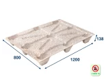 Paleta lisovaná -1200x800 - nosnost 1500 kg
