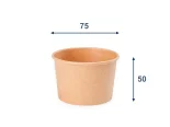 Papírová miska 125 ml, průměr 75 mm