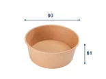 Papírová miska 250 ml, průměr 90 mm