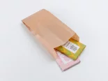 Papírový sáček 140x320mm s bočními sklady 70mm, nosnost 2kg