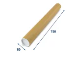 Papírový tubus 80x20x750