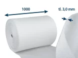 Pěnový polyetylen 3 mm v roli šíře 1000 mm
