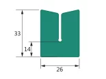 Pěnový polyetylén Profil RS 25-35 (1ks=2bm)
