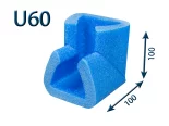 Pěnový polyetylén Profil   U=60  ROH 100x100