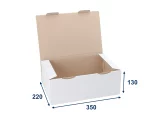 Poštovní krabice 350x220x130 3VVL, bílá