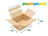 Rychlouzavírací krabice SPEEDBOX 190x155x140 3VVL 2LP