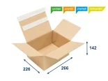 Rychlouzavírací krabice SPEEDBOX 266x226x142 3VVL 2LP