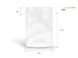 Sáček plochý polypropylénový 180x270+40/0,04 s lepicí klopou