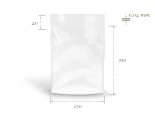 Sáček plochý polypropylénový 250x350+40/0,04 s lepicí klopou