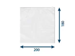 Sáček s posuvným jezdcem PE 200x180/0,07