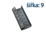 Spona vázací plechová 9mm pro pásku polypropylénovou šíře 9-10mm (2000 ks)