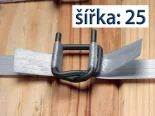 Spona vázací pro polyesterovou pásku PES šíře 25mm, drátěná B9, fosfát