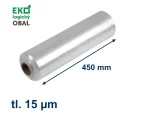 Stretch fólie ruční 450mm / 15µm / 300m - Max Stretch Green