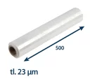 Stretch fólie ruční 500mm / 23µm / 162m průtažná