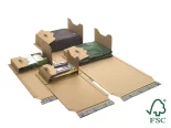 Univerzální zásilkový obal - C4 328x255x-80 z vlnité lepenky Economy