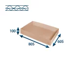 Víko na půlboxy 805x605x100 5VVL