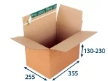 Zásilková krabice 355x255x130-230 SPEEDBOX