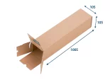 Zásilkový tubus B0 z vlnité lepenky - 105x105x1005