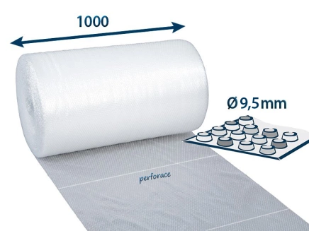 Bublinková fólie v roli šíře 1000 mm perforovaná