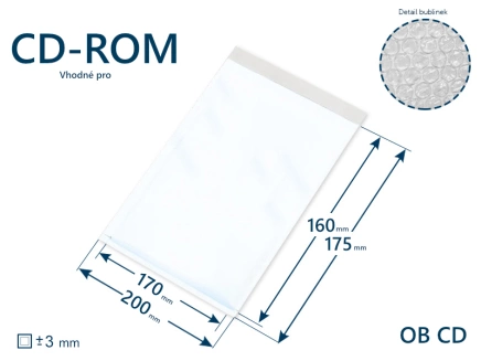 Bublinková obálka CD