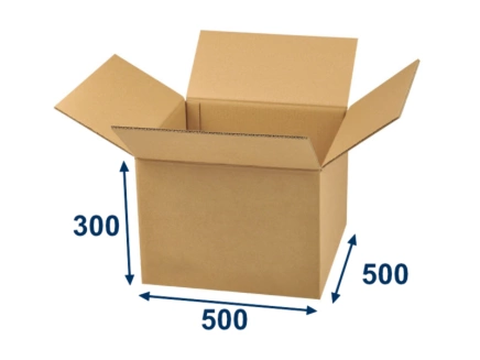 Kartonová krabice 500x500x300 5VVL klopová