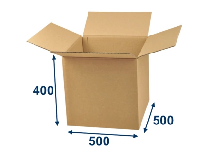 Kartonová krabice 500x500x400 5VVL klopová