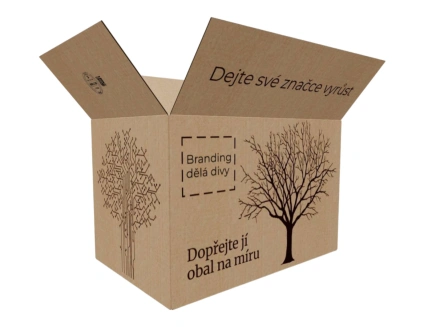 Kartonová krabice 600x400x400 3VVL klopová, digitální tisk