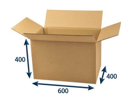 Kartonová krabice 600x400x400 5VVL klopová