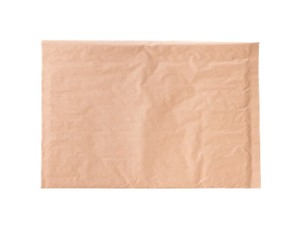 Protinárazová papírová obálka 495x345mm, s vystýlkou, samolepicí, hnědá