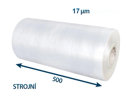 Stretch fólie strojní průtažná 500mm/17µm