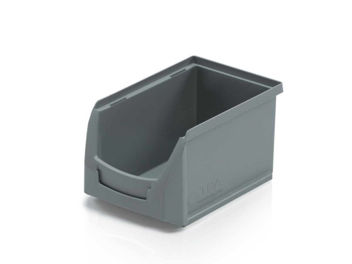 E-shop 5 ks - Plastový zásobník 230x150x125 - šedá
