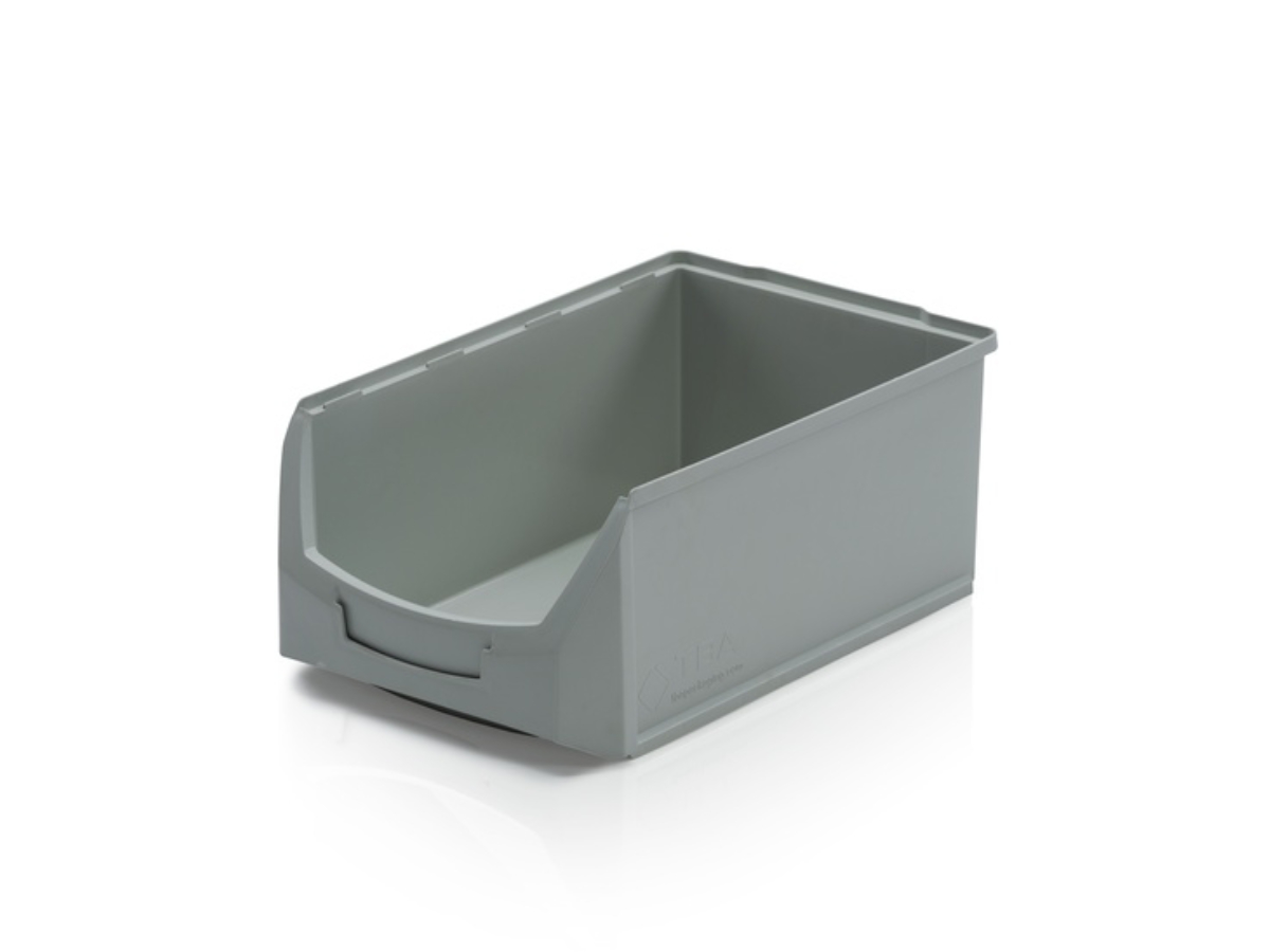 E-shop 2 ks - Plastový zásobník 500x310x200 - šedá