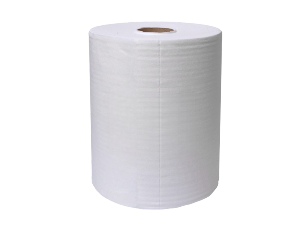 Utěrka z netkané textilie bílá, 300 útržků 370x330mm