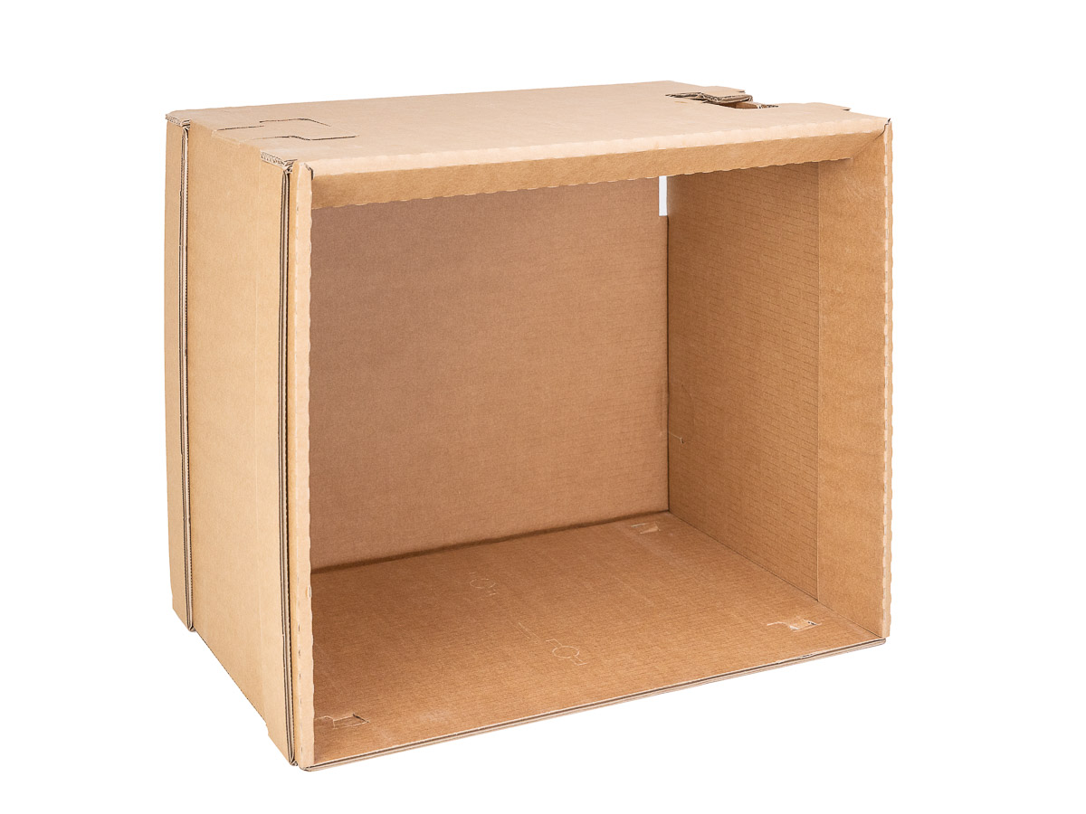 4 ks - Základní regálový box 600x400x500