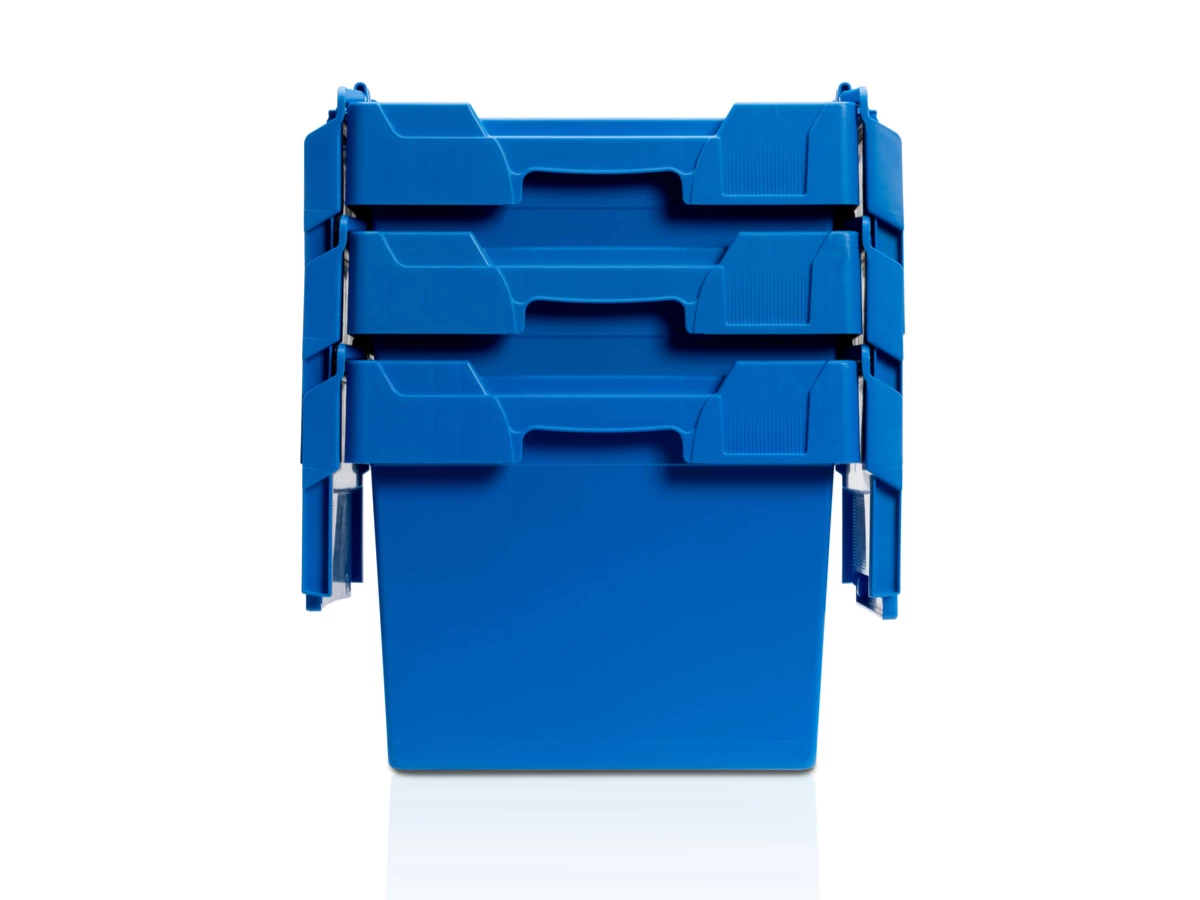 Plastová přepravka s víkem STANDARD - 001