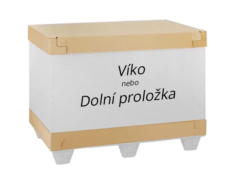 Kartonová víka na boxy - 005
