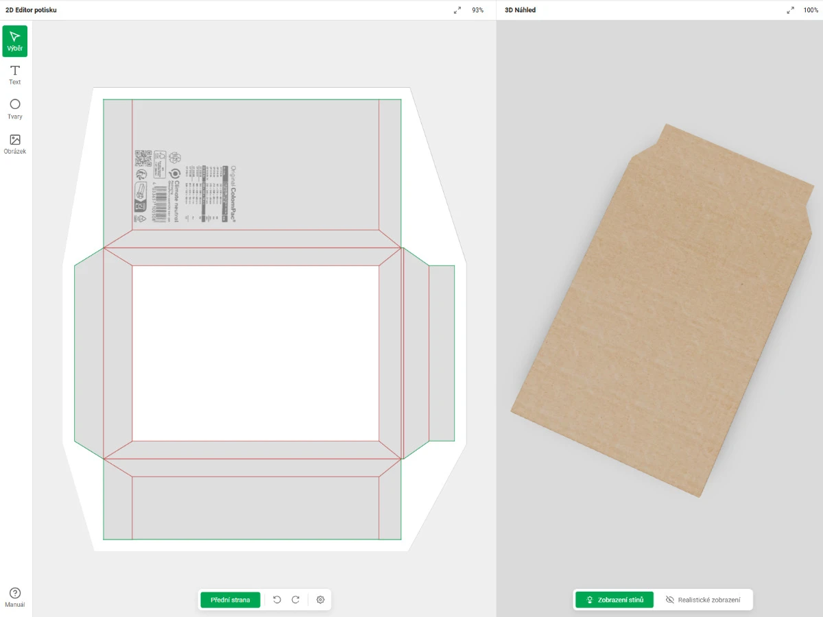 Kartonová obálka s vaším potiskem - 005